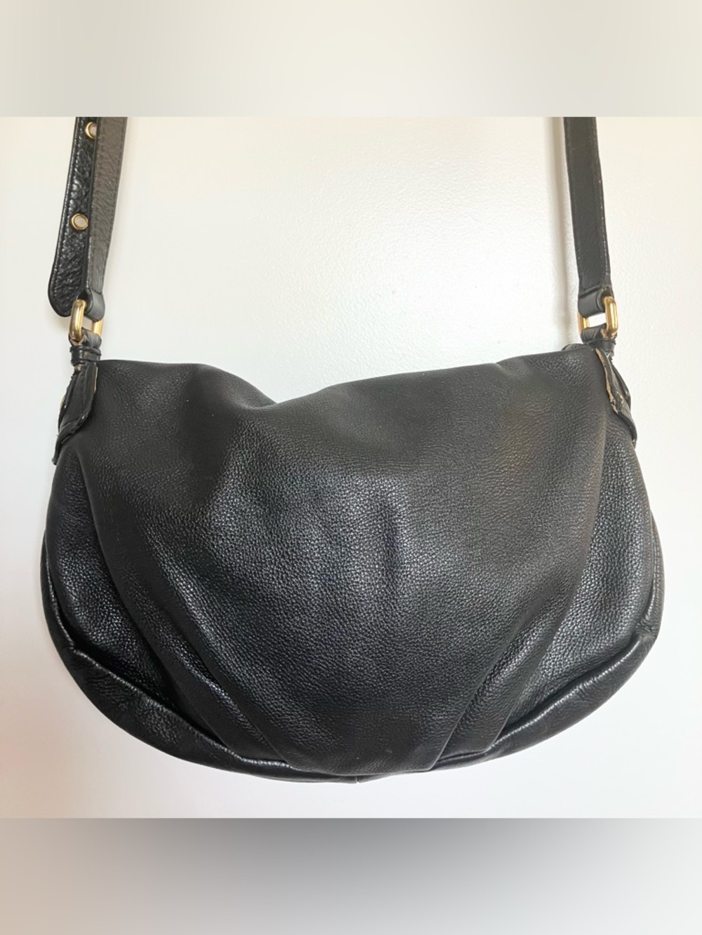 MARC by‎ MARC JACOBS Natasha Classic Q Leather Crossbody Black Y2K Purse - Picture 3 of 12
